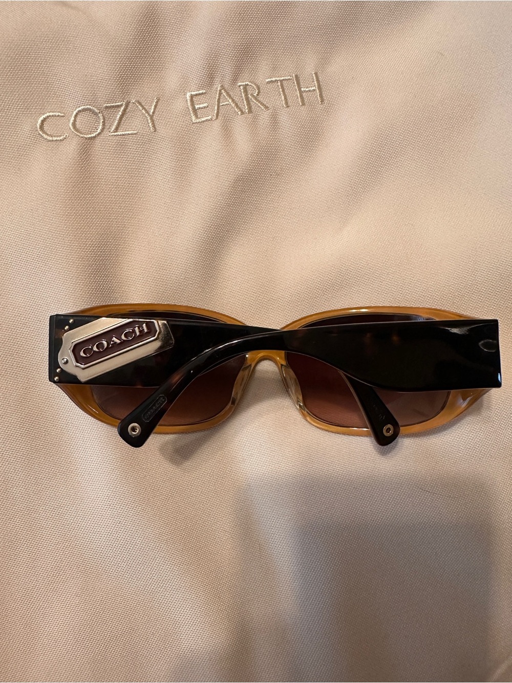 COACH Two-Tone Tortoiseshell Sunglasses
